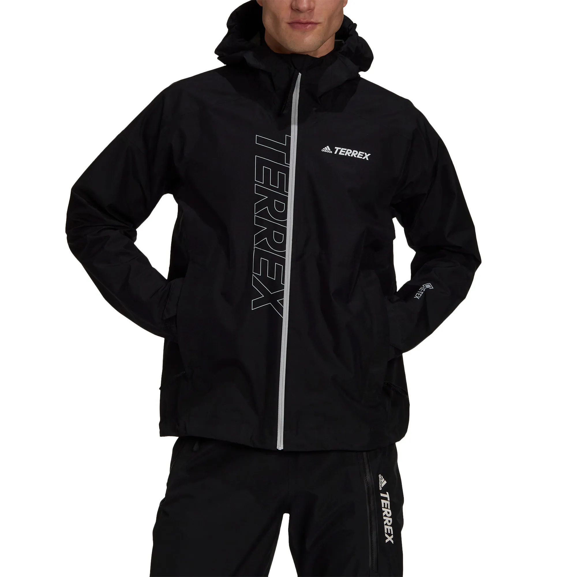 Adidas Men's Terrex Gore-Tex Paclite Rain Jacket Black | Buy Adidas Men's Terrex Gore-Tex Paclite Rain Jacket Black he