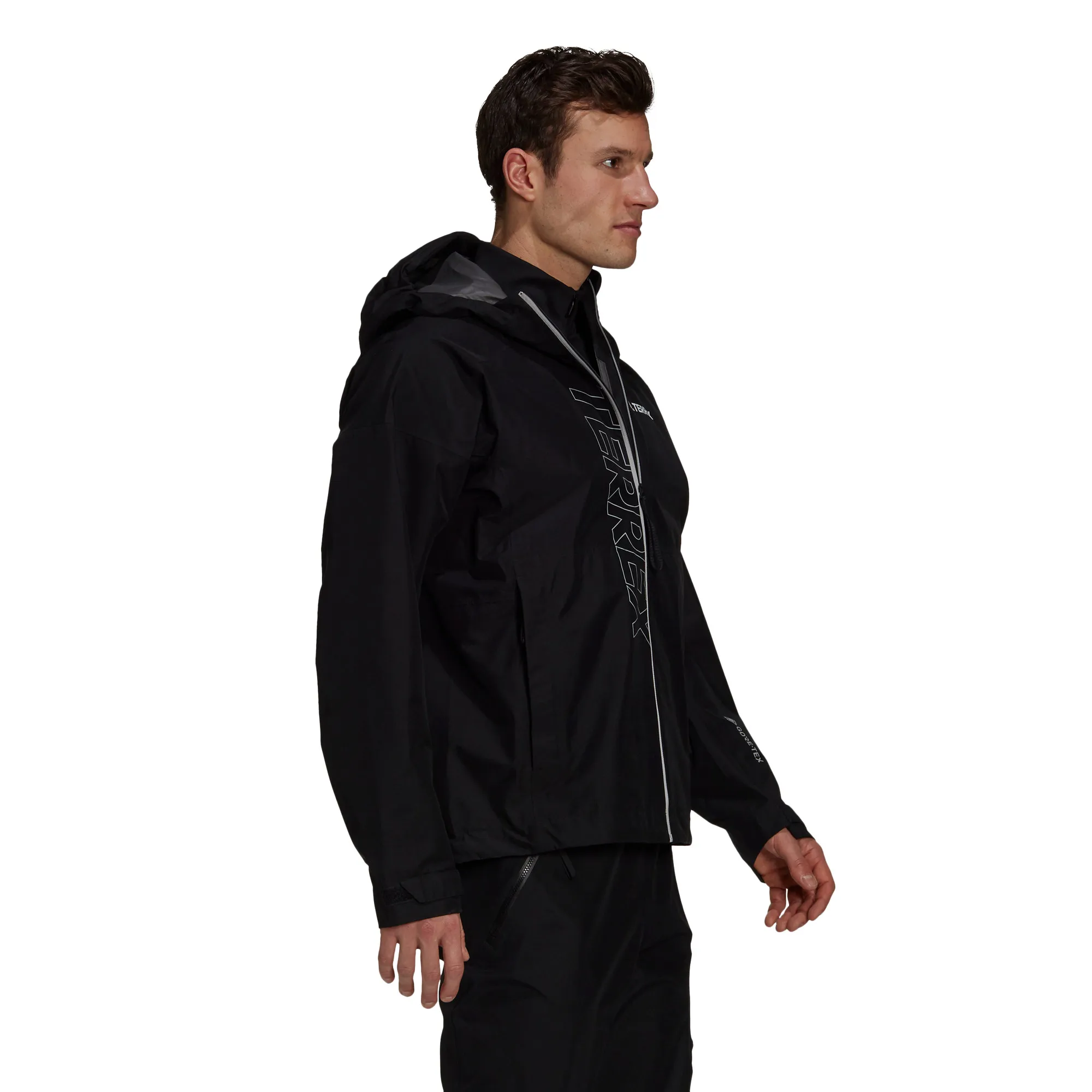 Adidas Men's Terrex Gore-Tex Paclite Rain Jacket Black | Buy Adidas Men's Terrex Gore-Tex Paclite Rain Jacket Black he