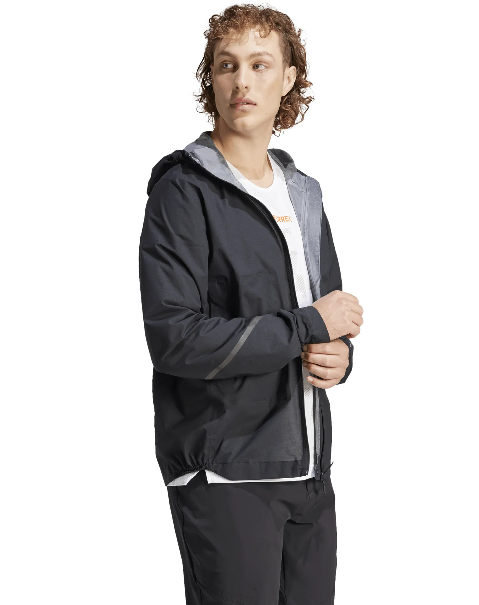 Adidas Men's Terrex Xperior 2.5L Light RAIN.RDY Jacket Black | Buy Adidas Men's Terrex Xperior 2.5L Light RAIN.RDY Jac