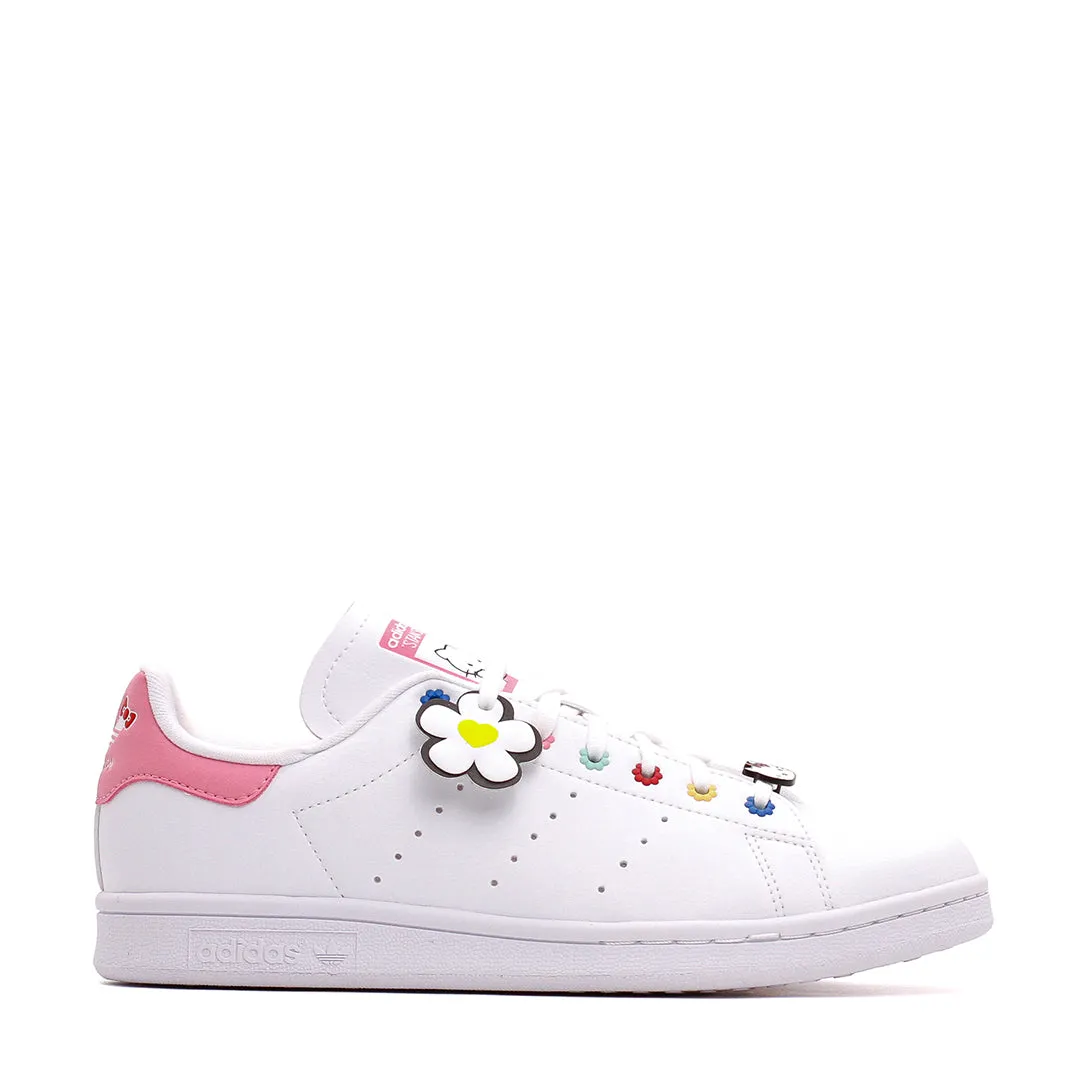 Adidas Originals Junior Stan Smith x Hello Kitty White Pink ID7230