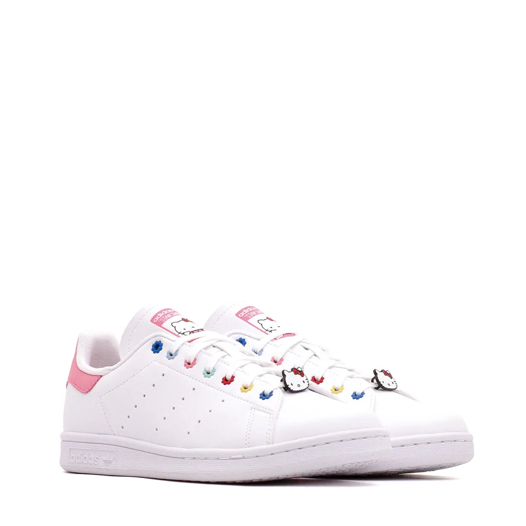 Adidas Originals Junior Stan Smith x Hello Kitty White Pink ID7230