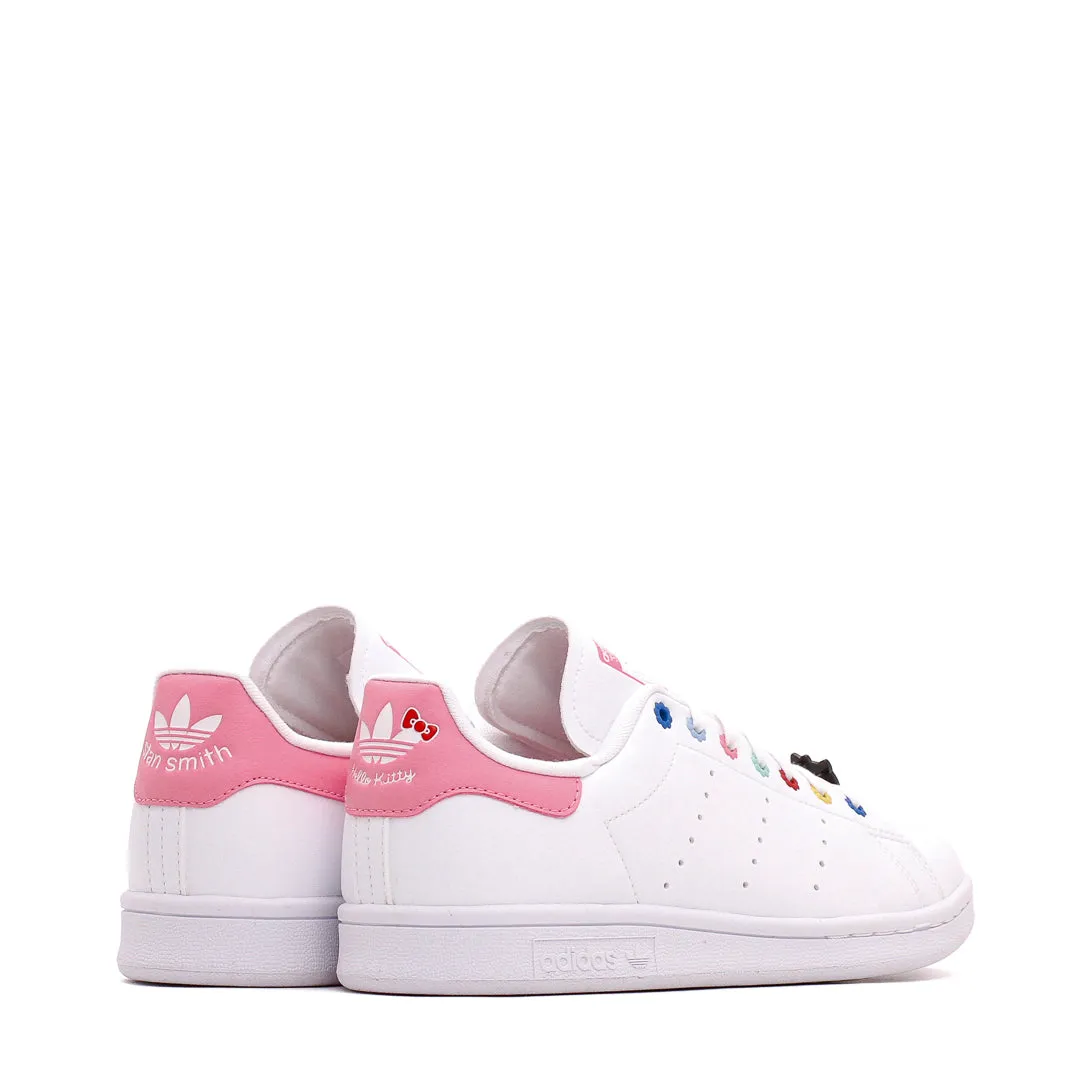 Adidas Originals Junior Stan Smith x Hello Kitty White Pink ID7230