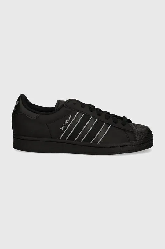 adidas Originals leather sneakers Superstar black color IH5396