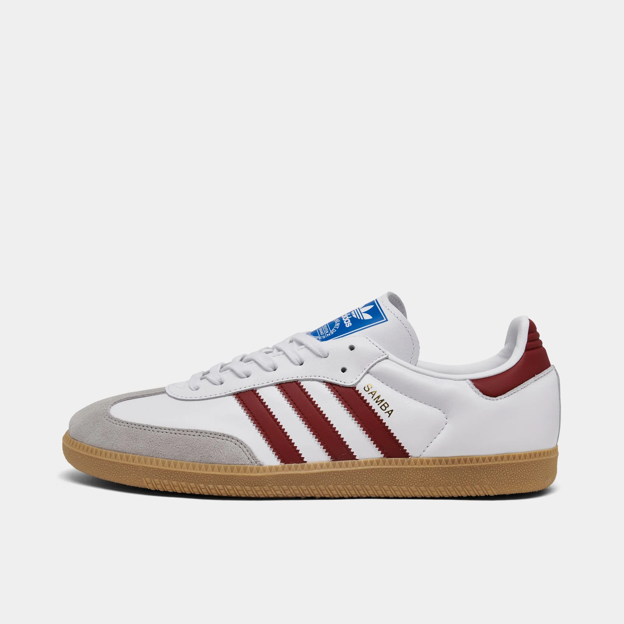 adidas Originals Samba OG White / Collegiate Burgundy - Gum