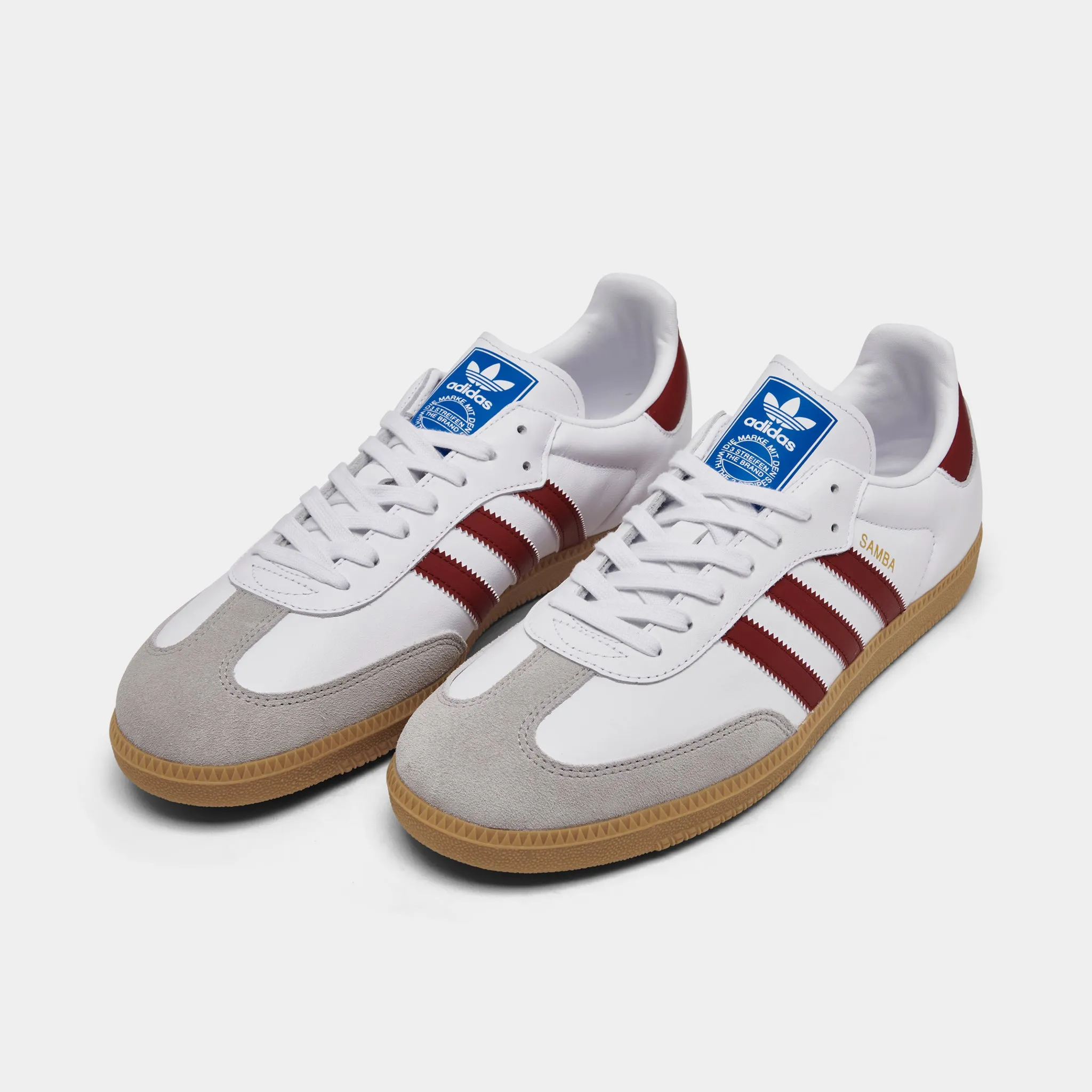 adidas Originals Samba OG White / Collegiate Burgundy - Gum