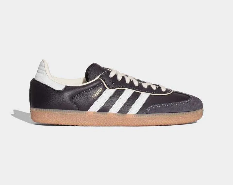 Adidas Samba OG Aura Black Cream White Gold IG6836