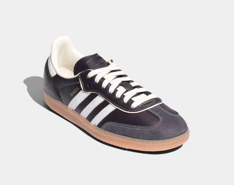 Adidas Samba OG Aura Black Cream White Gold IG6836