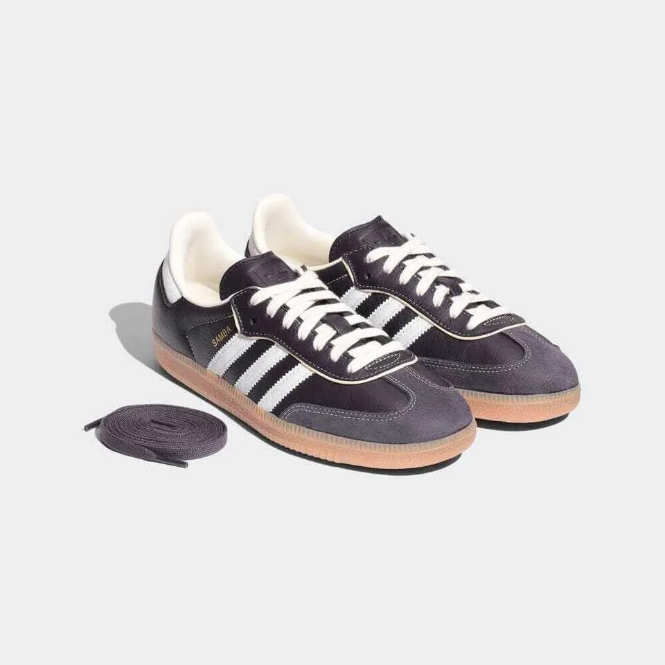 Adidas Samba OG Aura Black Cream White Gold IG6836