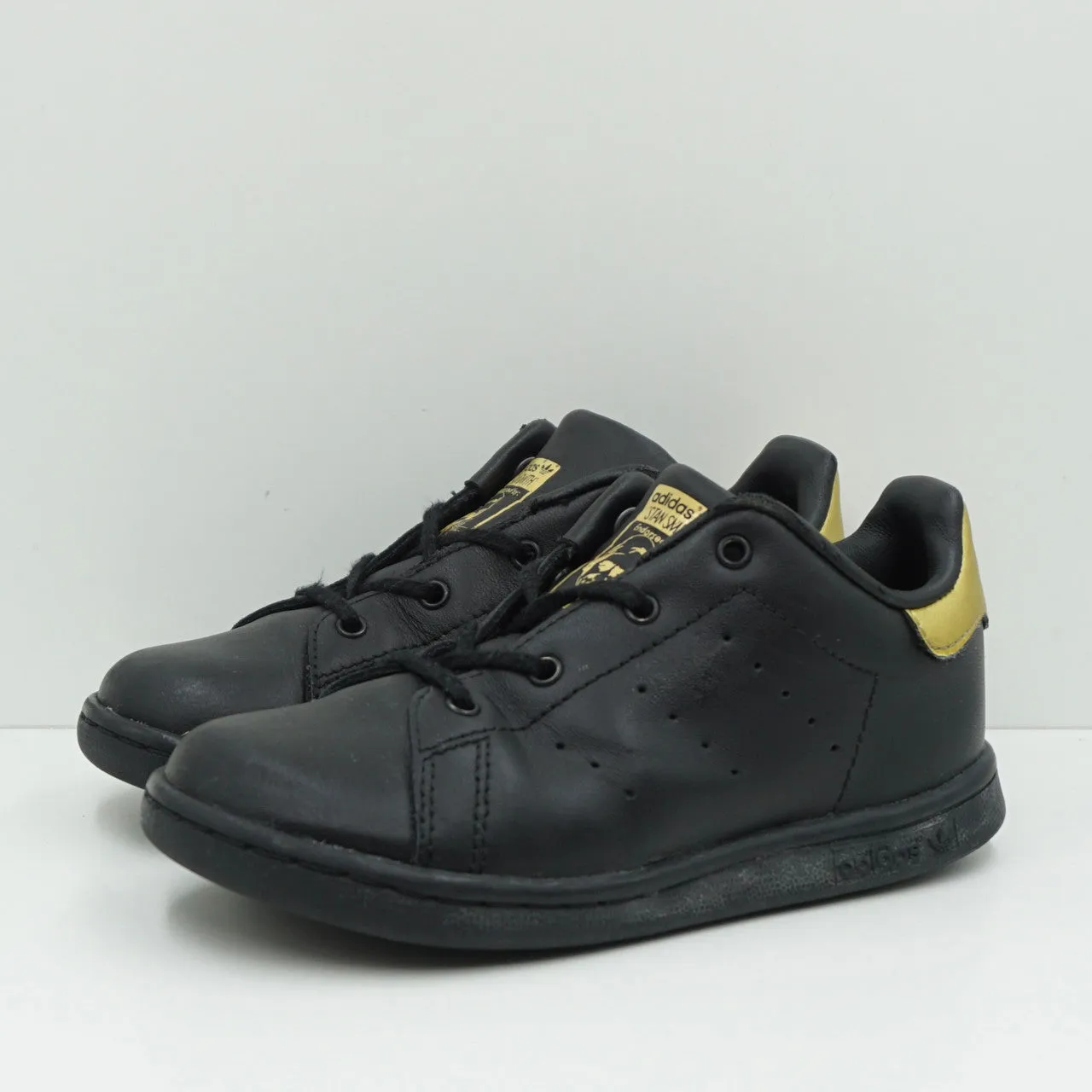 Adidas Stan Smith Black Gold Toddler