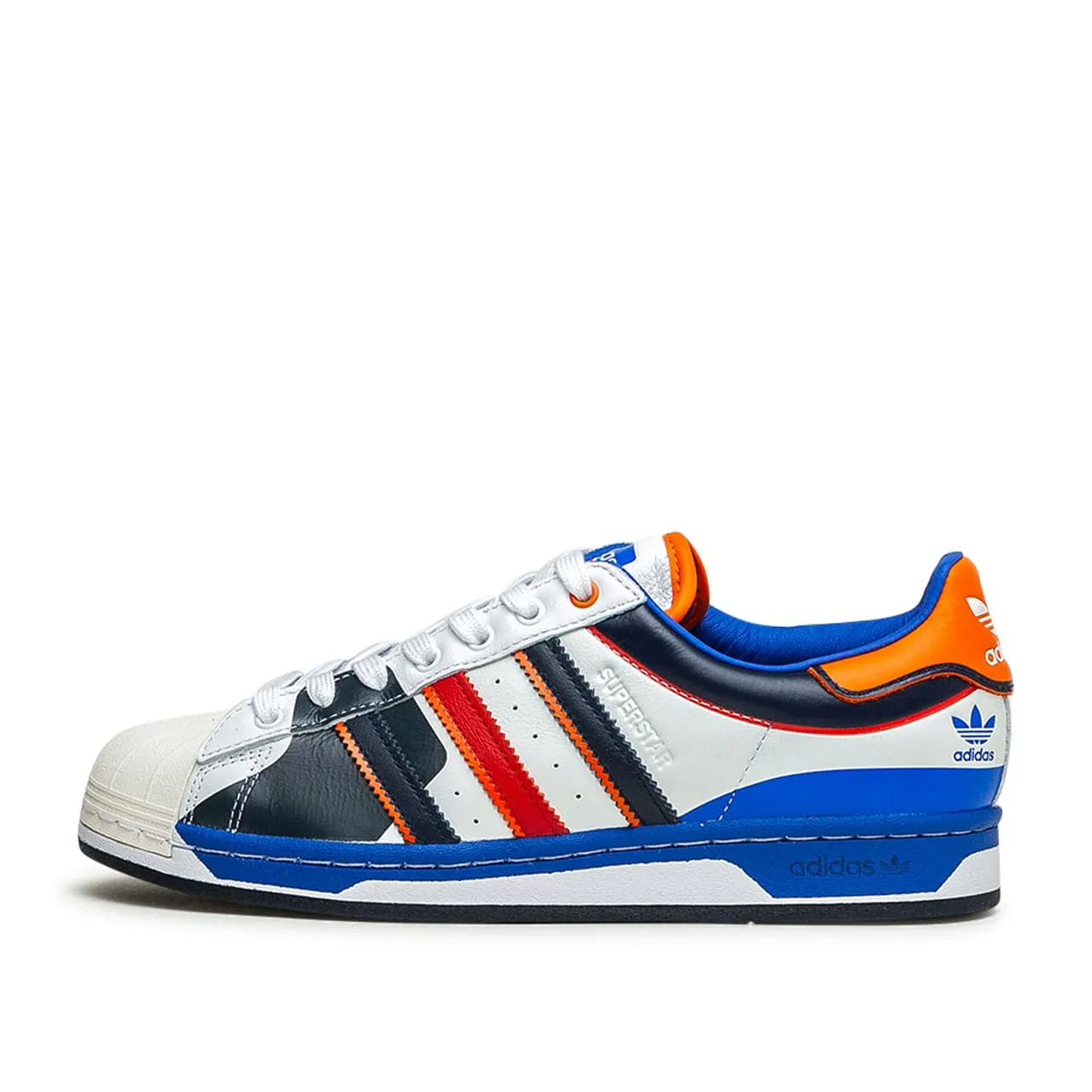 adidas Superstar 'Starting Five' (White / Blue / Red)