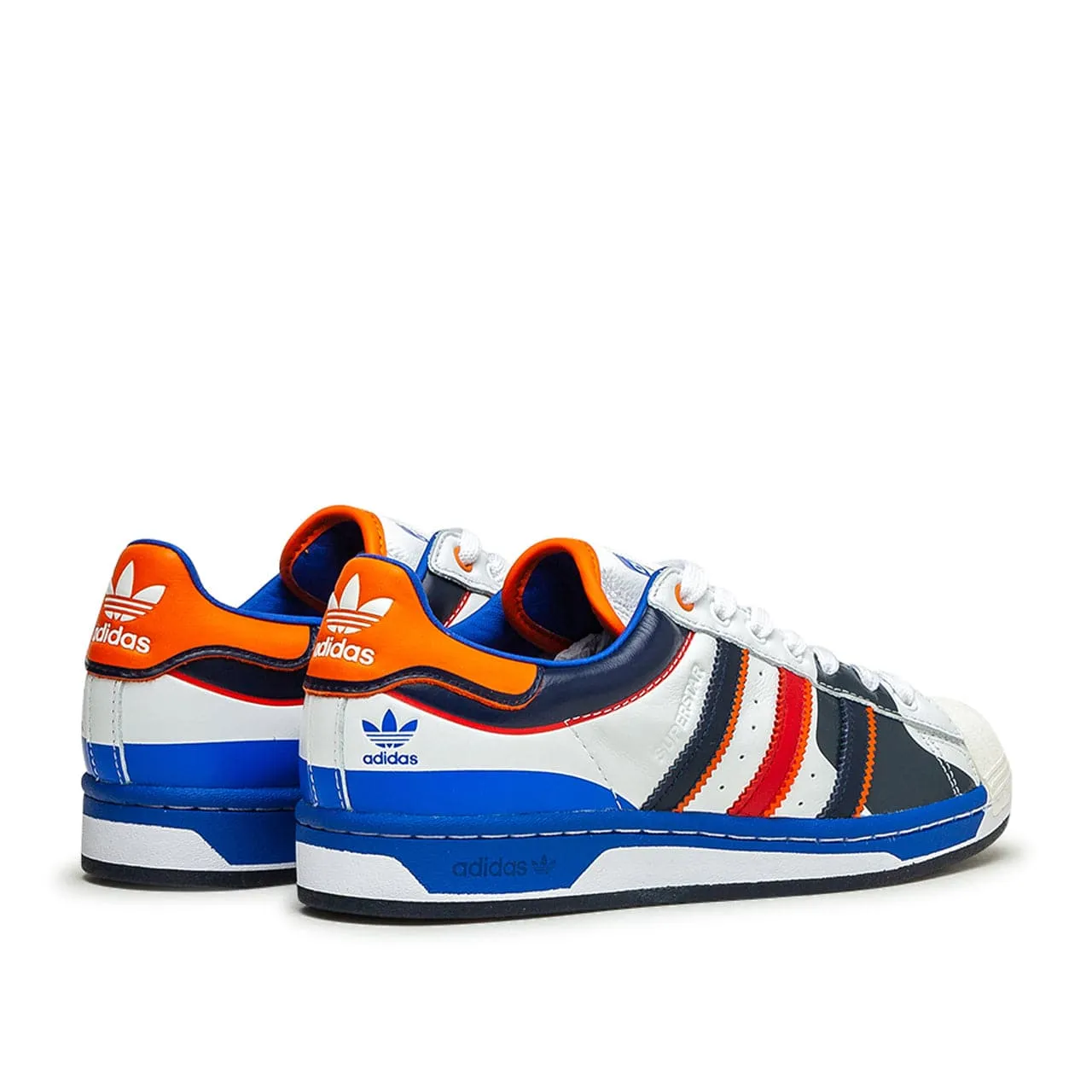 adidas Superstar 'Starting Five' (White / Blue / Red)