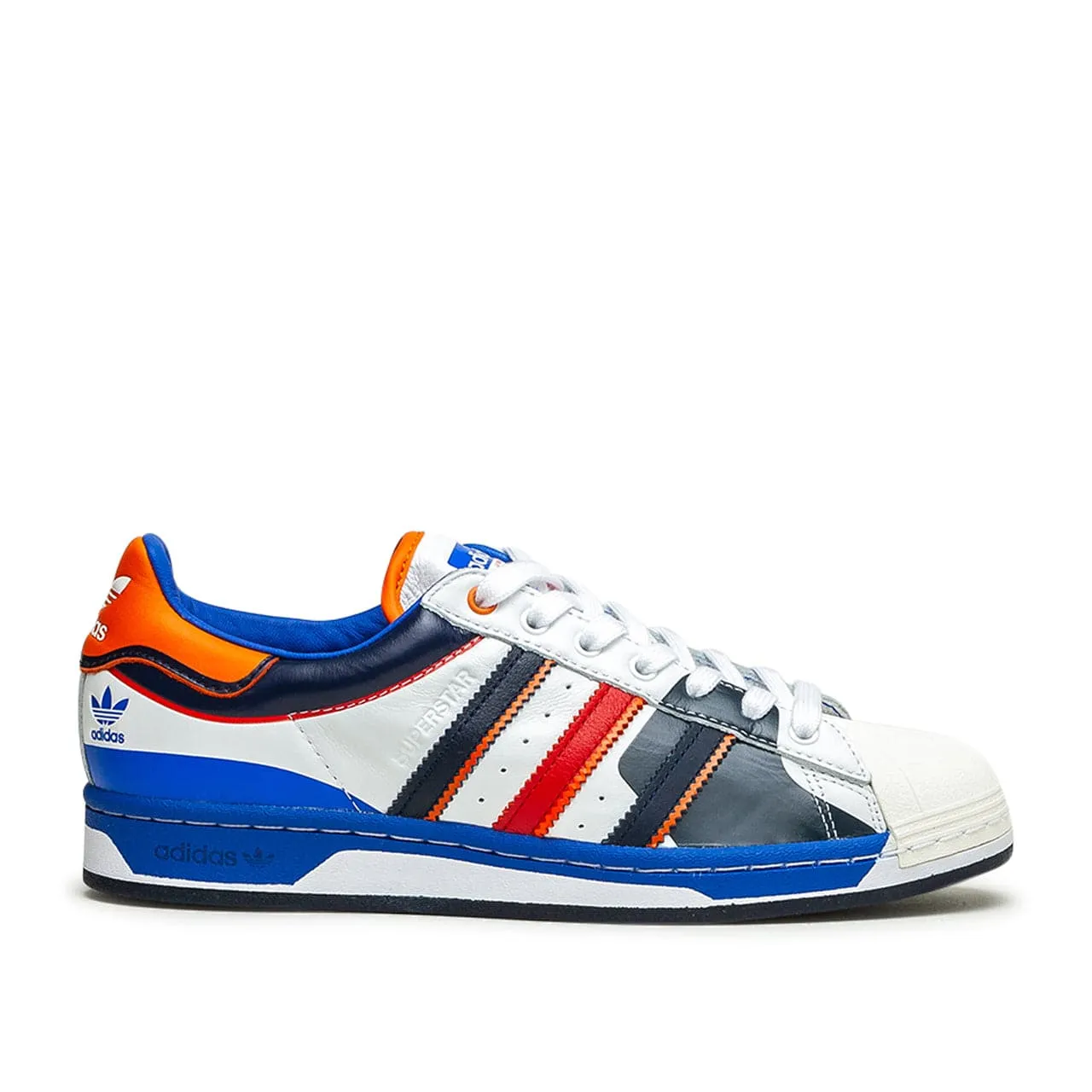 adidas Superstar 'Starting Five' (White / Blue / Red)