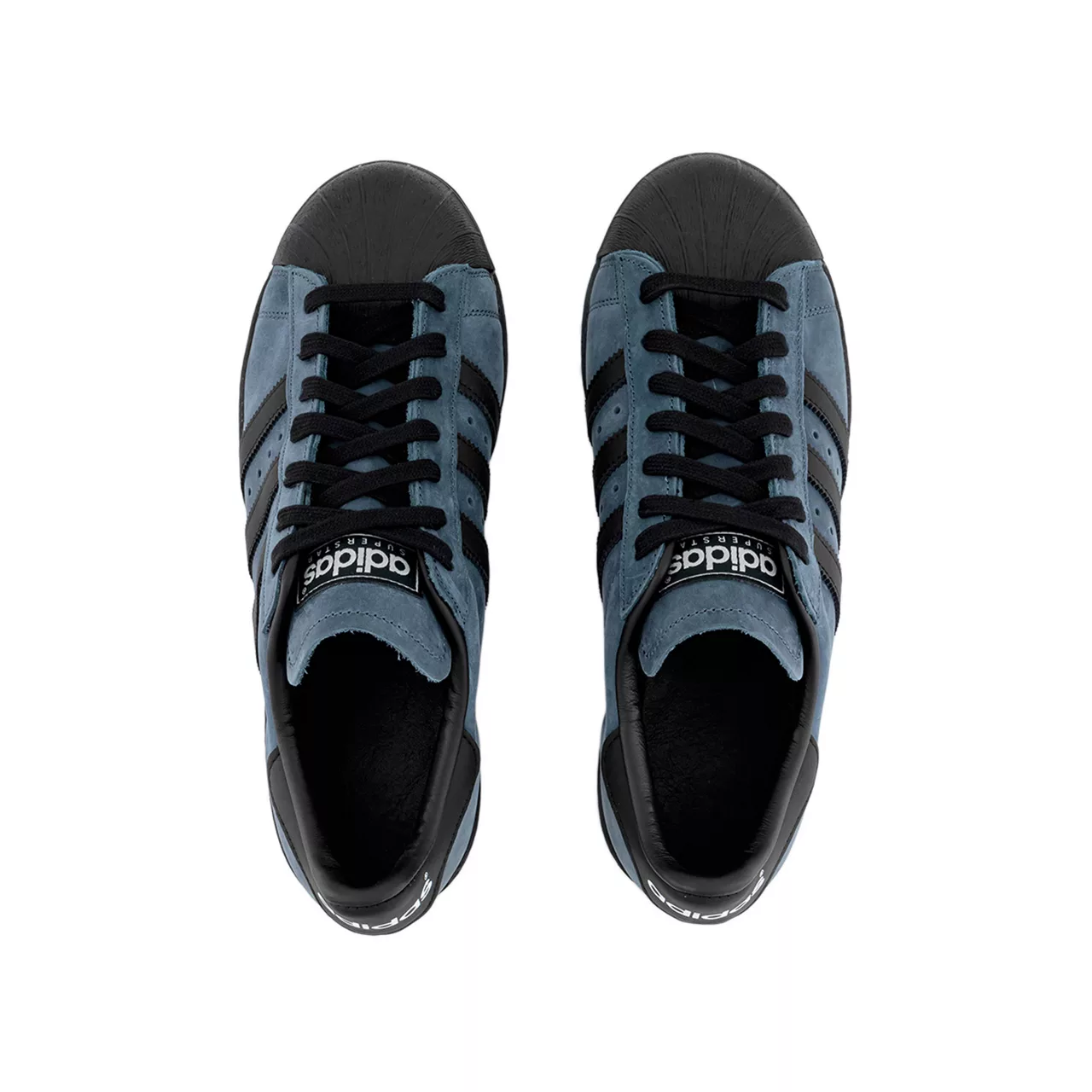 ADIDAS Superstar 82 Trainers - BLUE BLACK WHITE