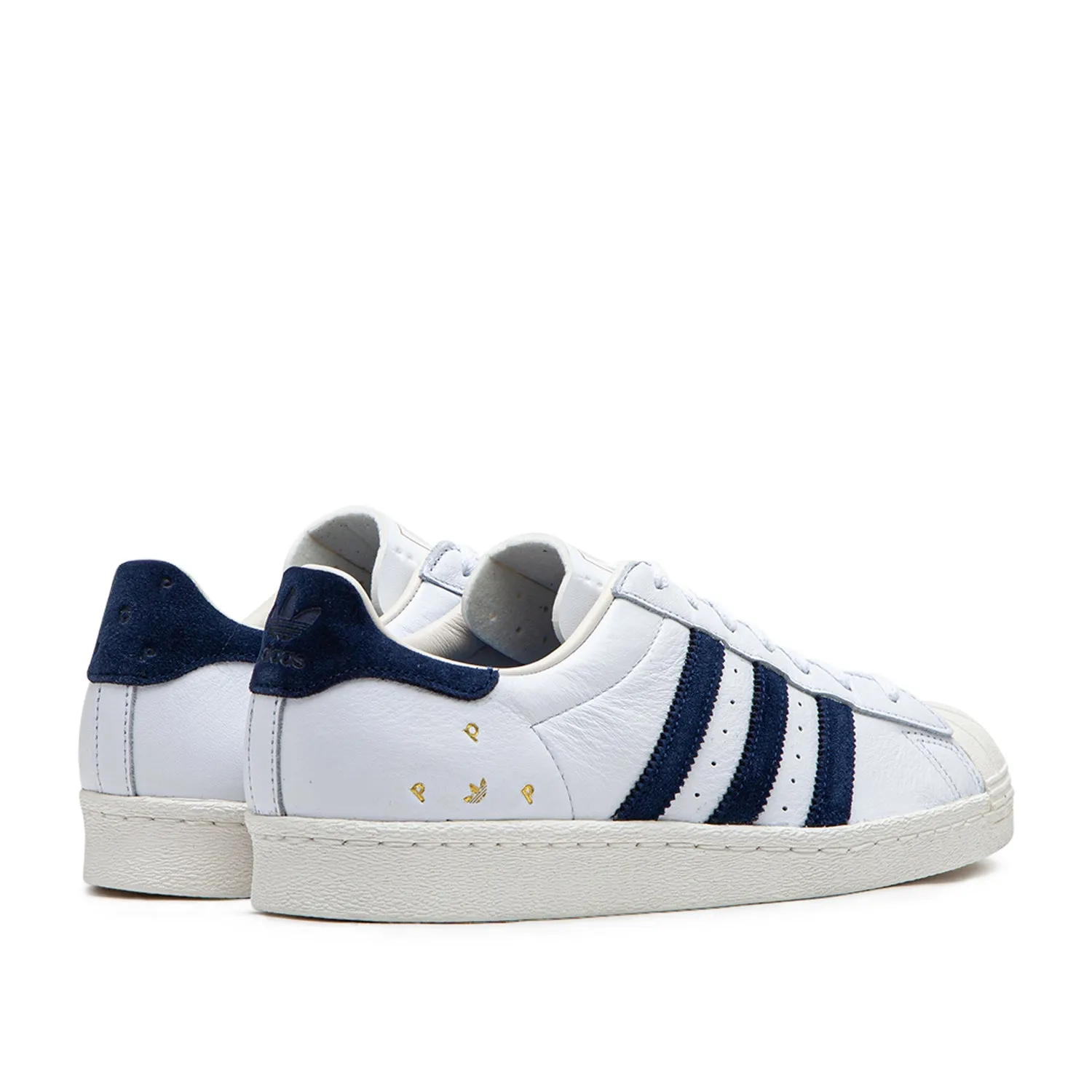 adidas x Pop Trading Company Superstar ADV (White / Navy)