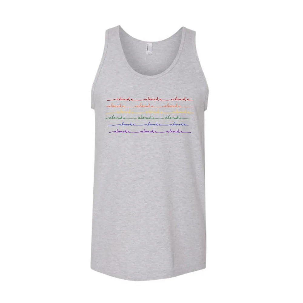 ALAMEDA RAINBOW WAVE UNISEX TANK