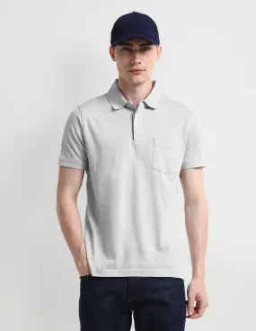 Arrow Self-design Pocket Polo Shirt