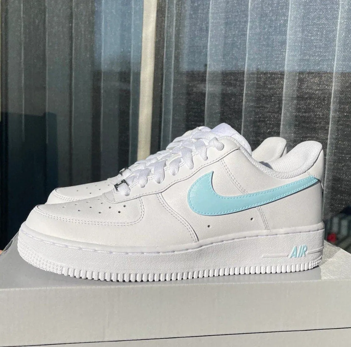 Baby Blue Custom Nike Air Force 1