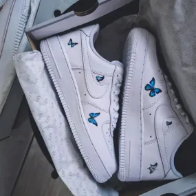 Blue Butterfly Nike Air Force 1