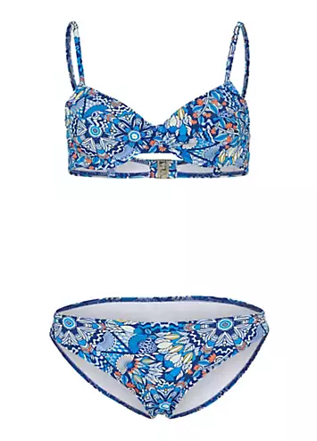 bonprix Floral Print Underwired Bikini Set | Grattan