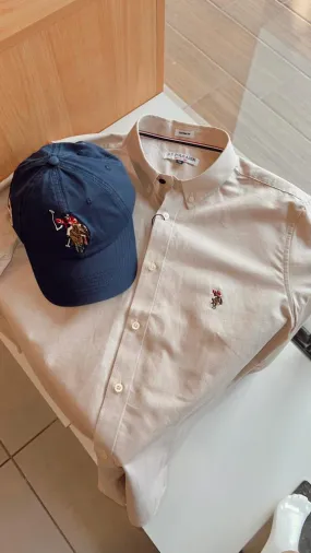 Camisa Us polo khaki Custom Fit