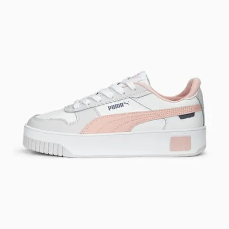 Carina Women's Street Sneakers | PUMA White-Rose Dust-Feather Gray | PUMA Shop All Puma | PUMA 