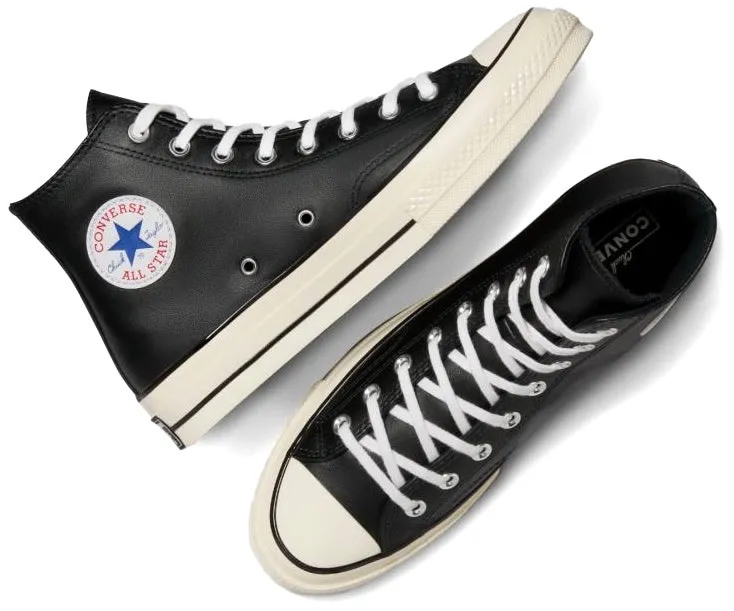 Converse Chuck Taylor All Star 1970s Hi Top Leather Black/White/Egret