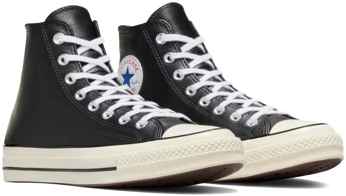 Converse Chuck Taylor All Star 1970s Hi Top Leather Black/White/Egret