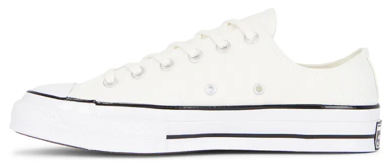 Converse Chuck Taylor All Star 1970s Low Top Multi-Stitch Cotton Egret/ White/ Vintage White