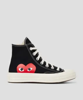 Converse Chuck Taylor All Star 70 Hi Comme des Garcons PLAY Black