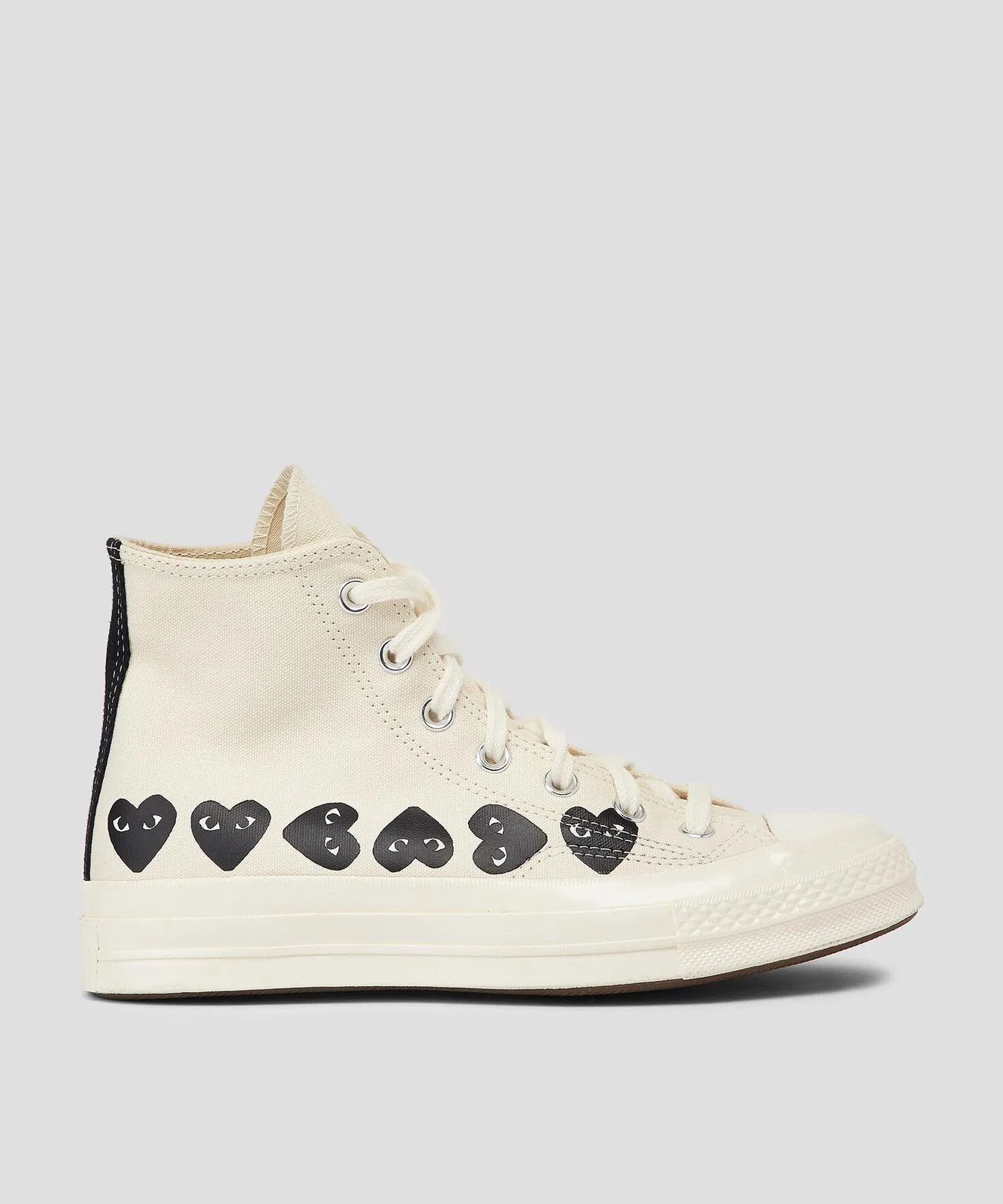 Converse Chuck Taylor All Star 70 Hi Comme des Garcons PLAY Multi-Heart Milk