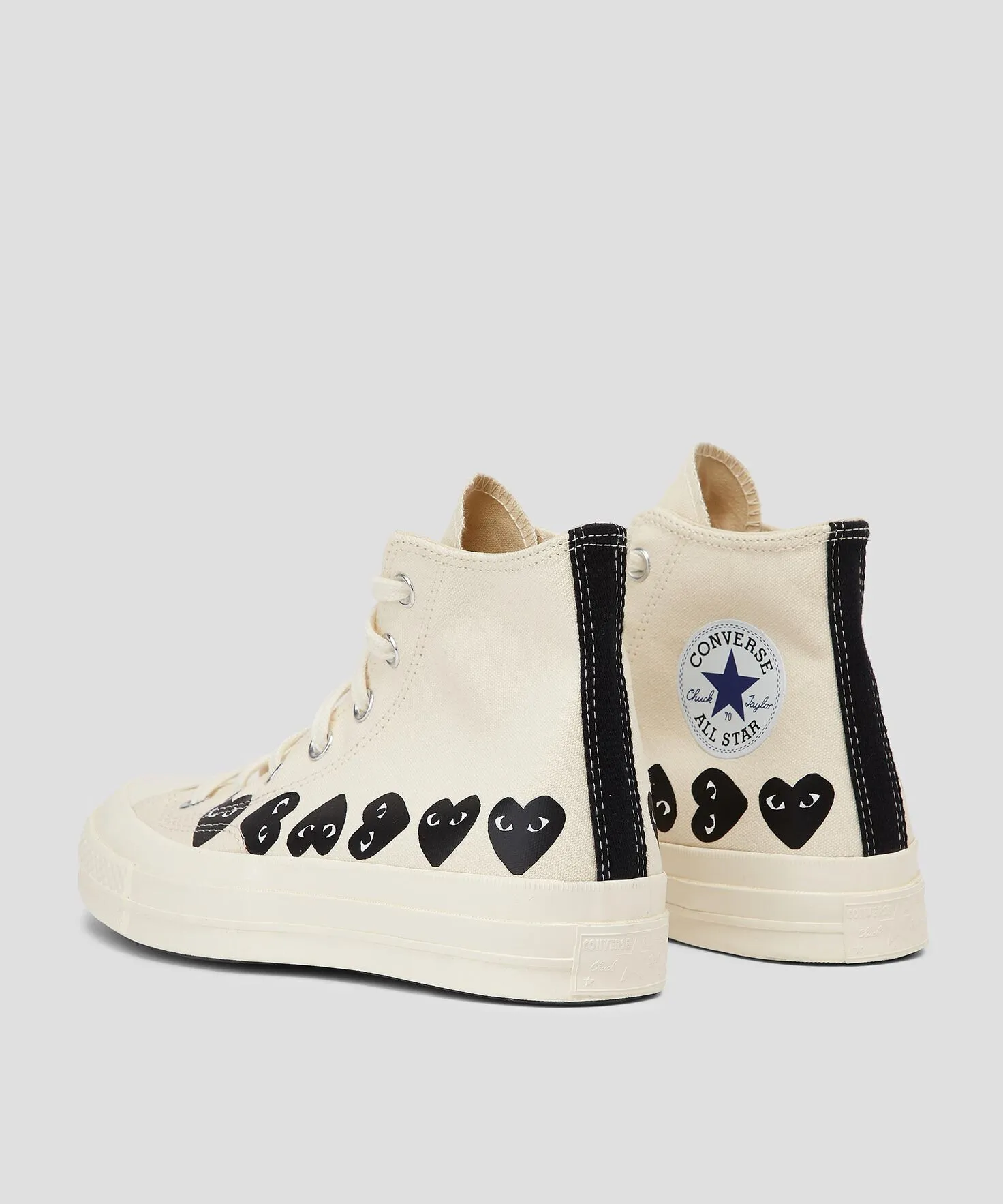 Converse Chuck Taylor All Star 70 Hi Comme des Garcons PLAY Multi-Heart Milk