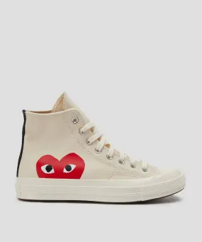 Converse Chuck Taylor All Star 70 Hi Comme des Garcons PLAY White