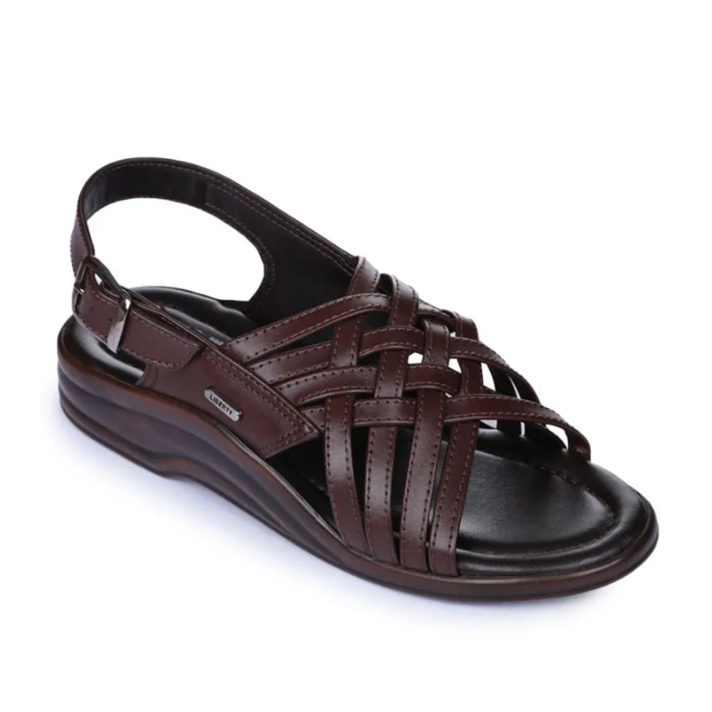 Coolers Formal (Brown) Sandals For Men 7123-84 By Liberty