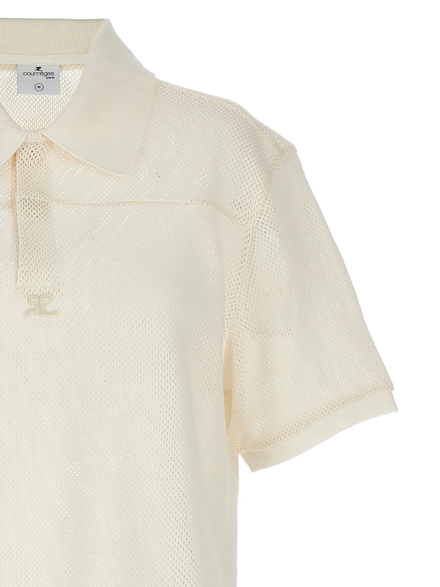 Courreges    Courreges 'Ac Mesh' Polo Shirt