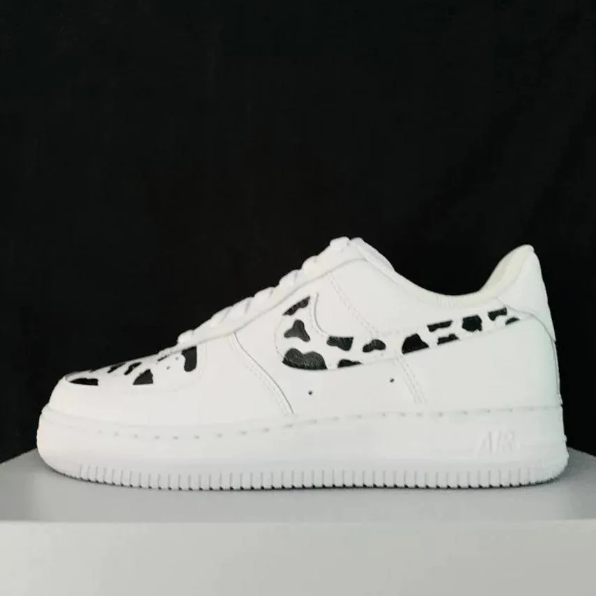 Custom Nike Air Force 1 Cow Print - any color