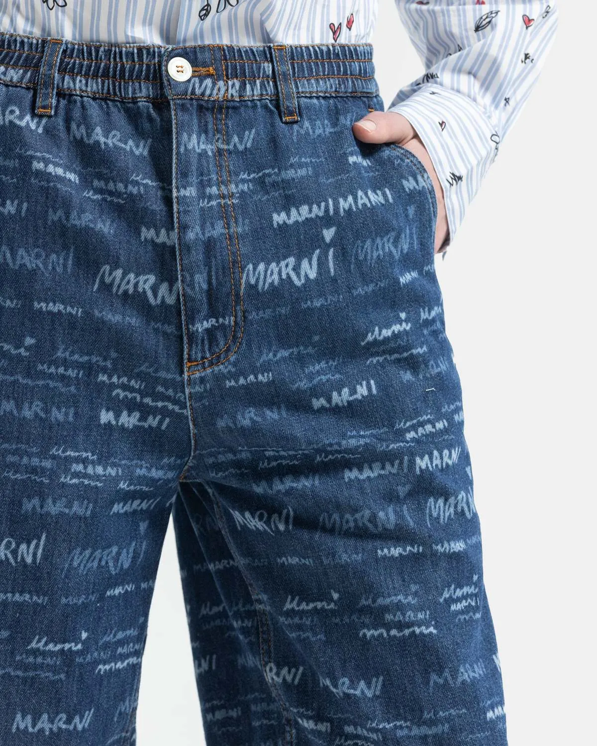 Denim Short - Iris Blue