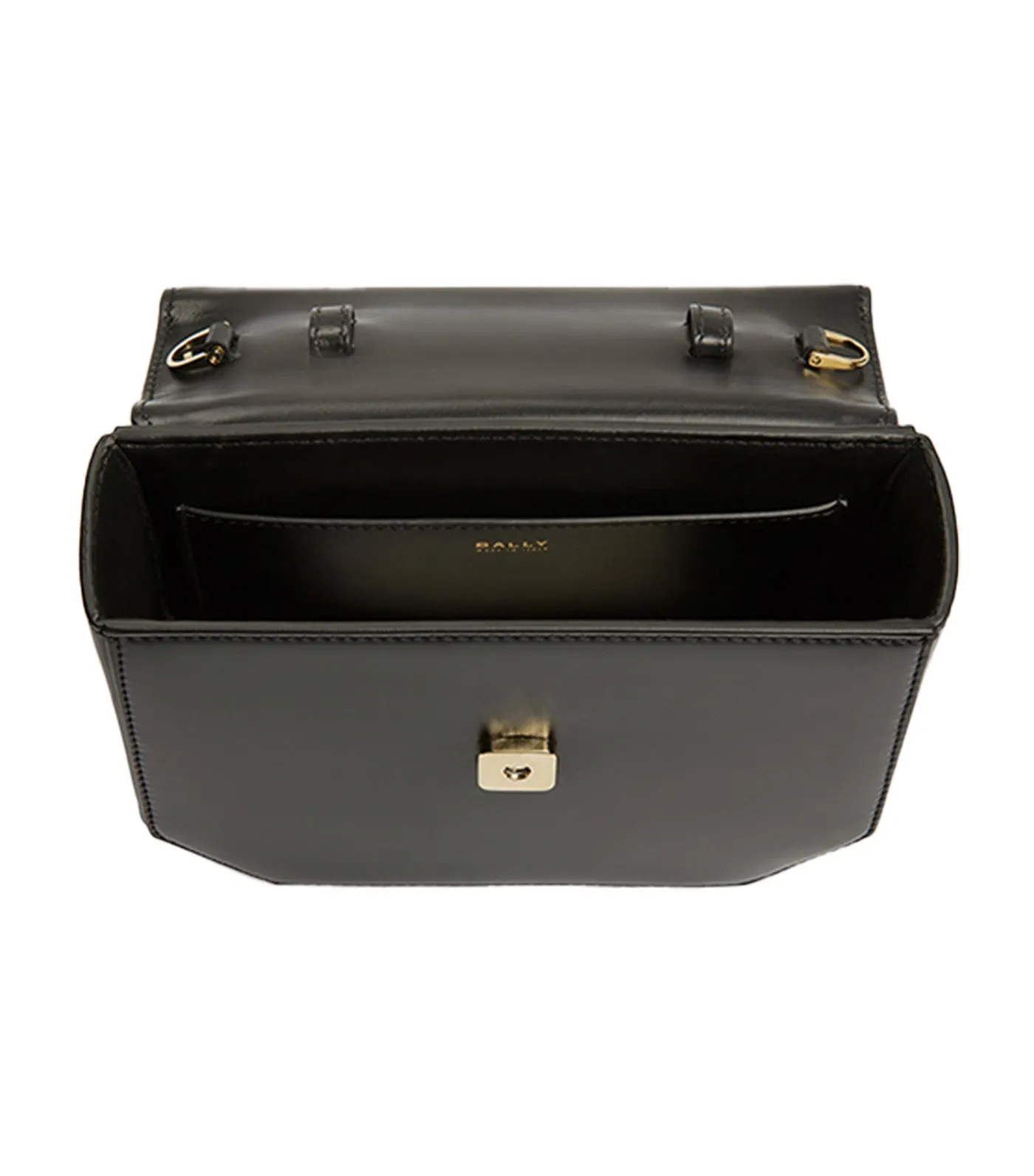 Emblem Folio Mini Bag Black