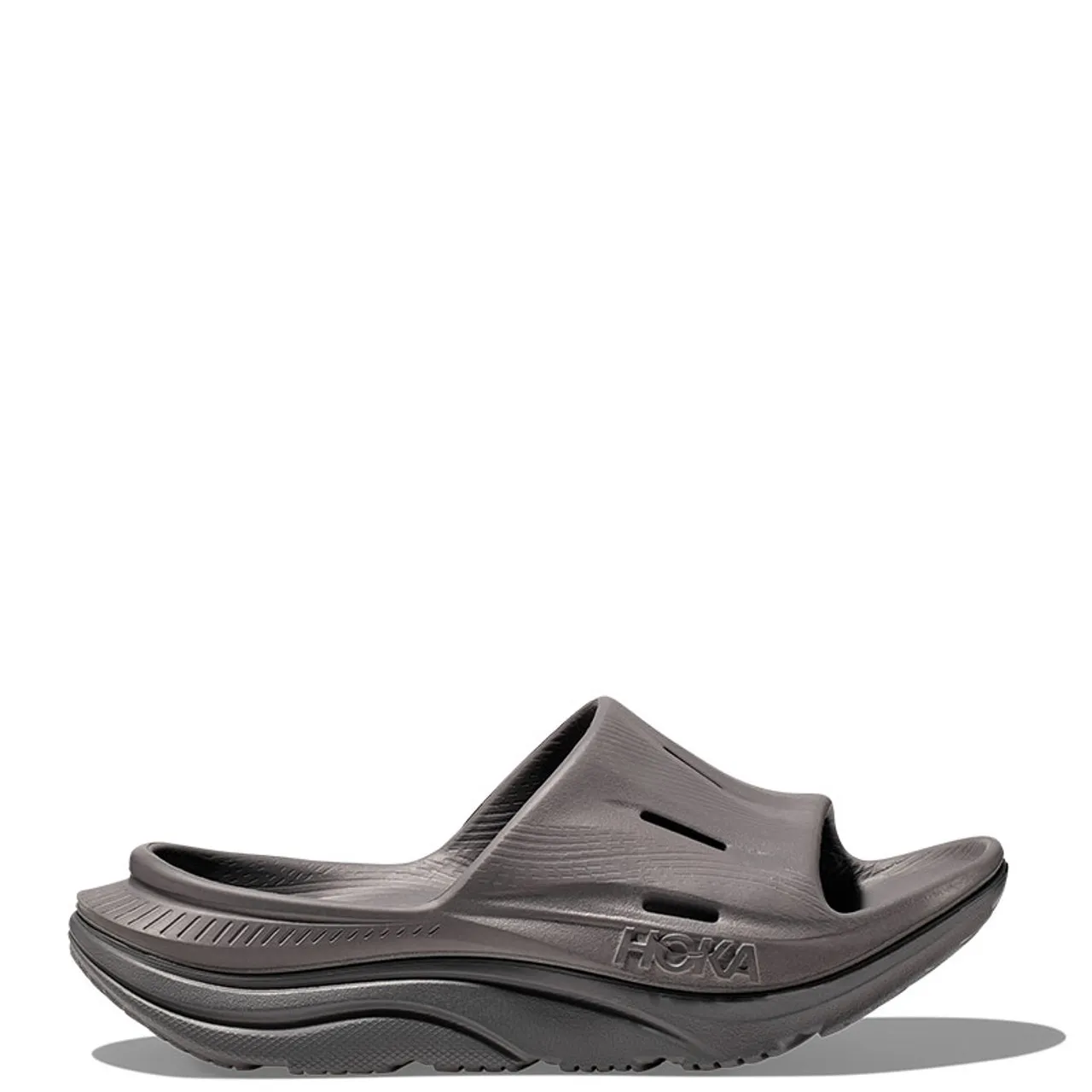 Hoka 1135061 Men's ORA Recovery Slide 3 Grey Grey