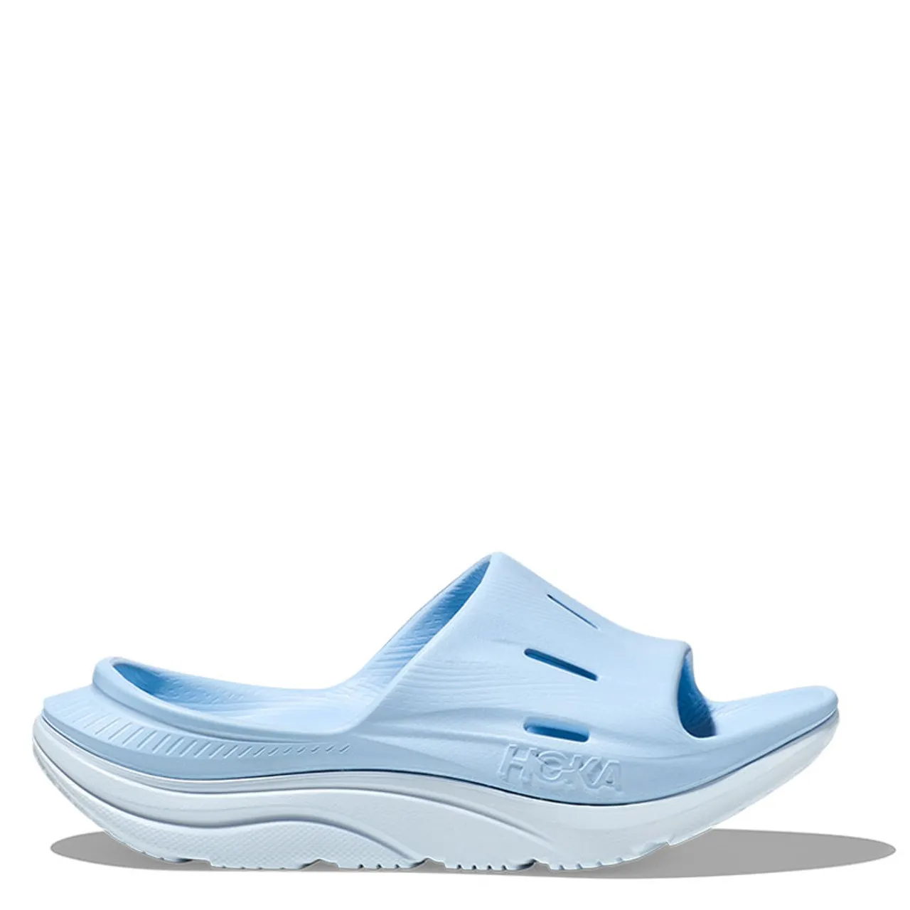 Hoka 1135061 Men's ORA Recovery Slide 3 Ice Water Airy Blue