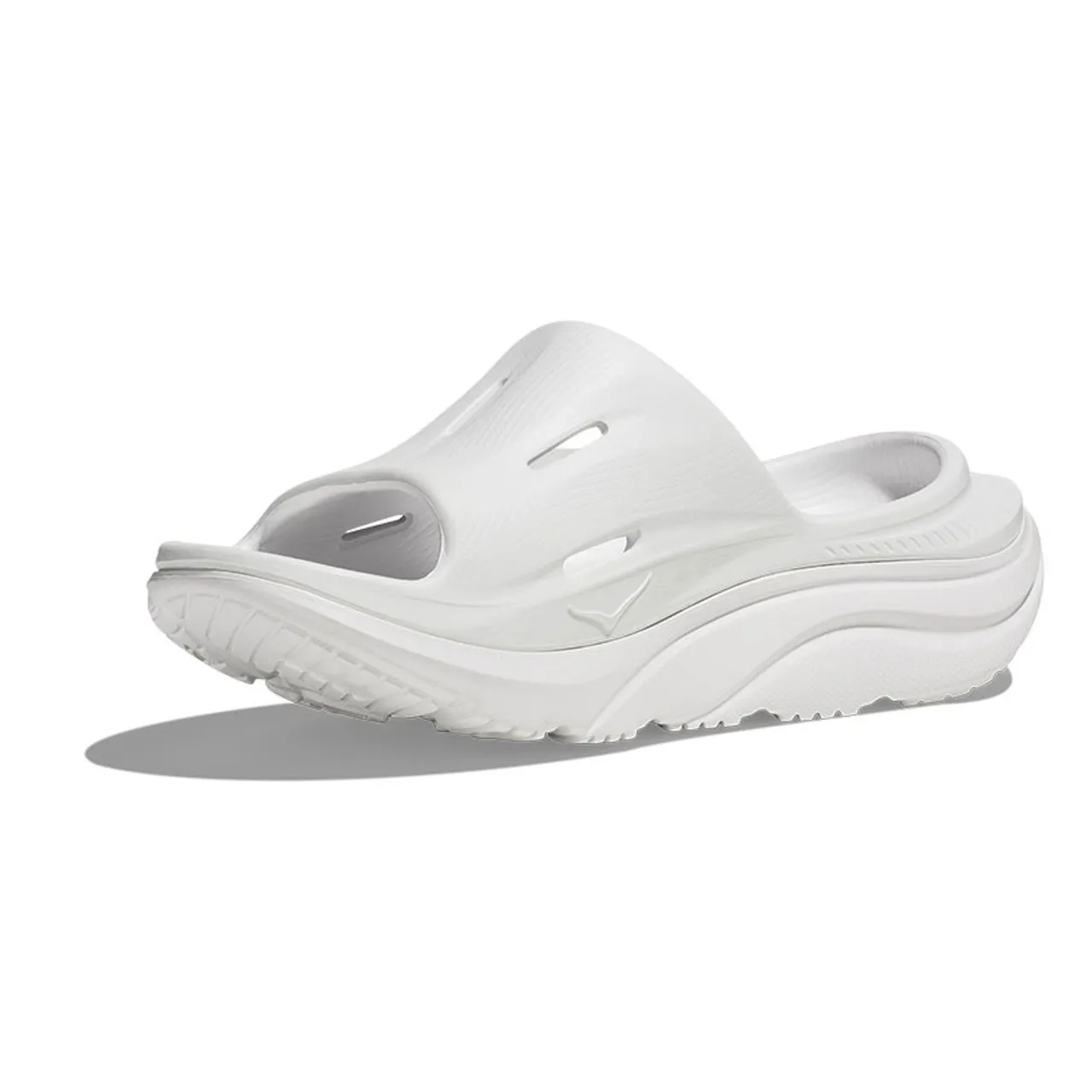 Hoka 1135061 Men's ORA Recovery Slide 3 White White