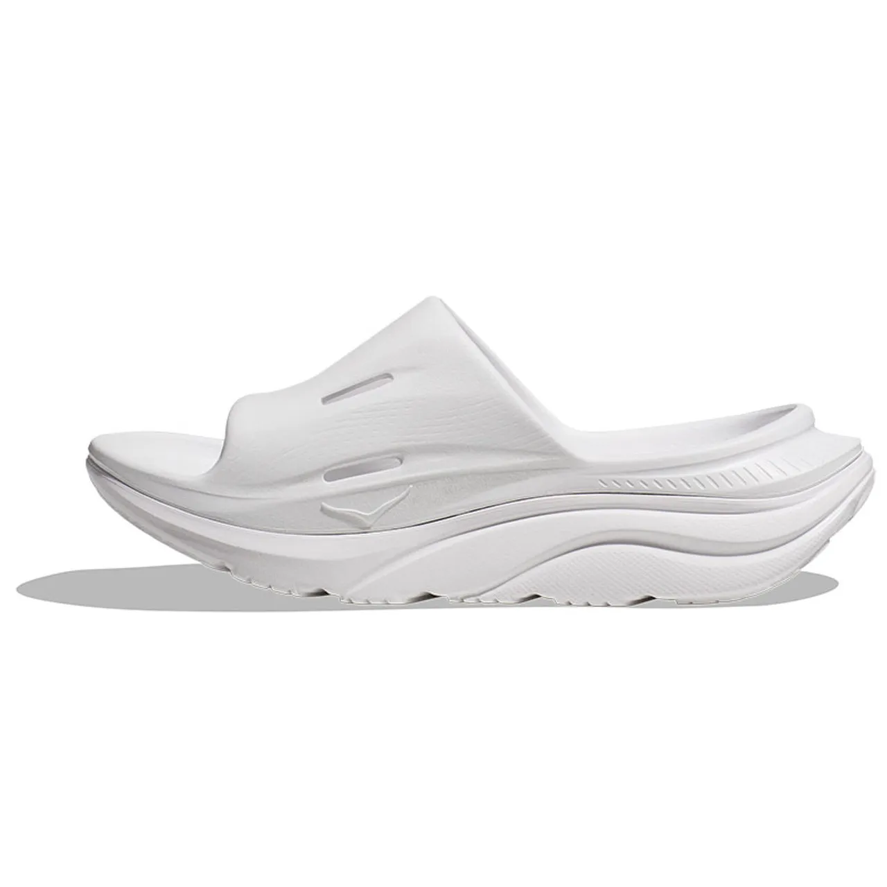 Hoka 1135061 Men's ORA Recovery Slide 3 White White