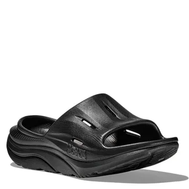 Hoka 1135061 Women's ORA Recovery Slide 3 Black Black