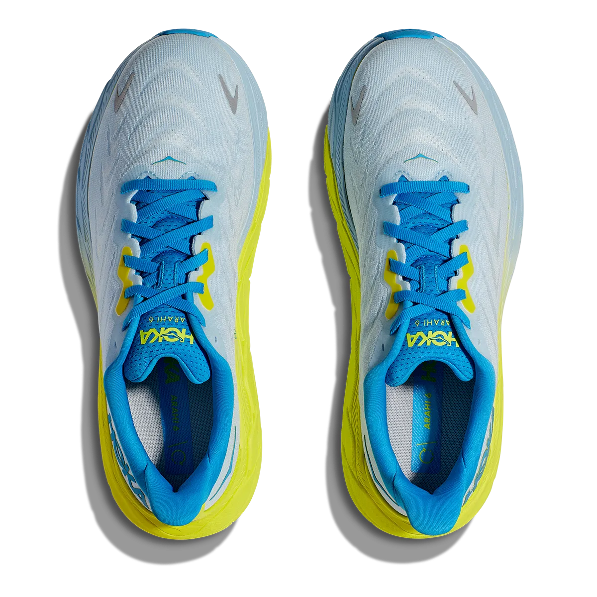 Hoka Arahi 6 - Ice Water - Evening Primrose