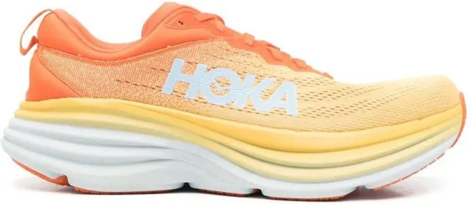 HOKA Bondi 8 running sneakers Orange