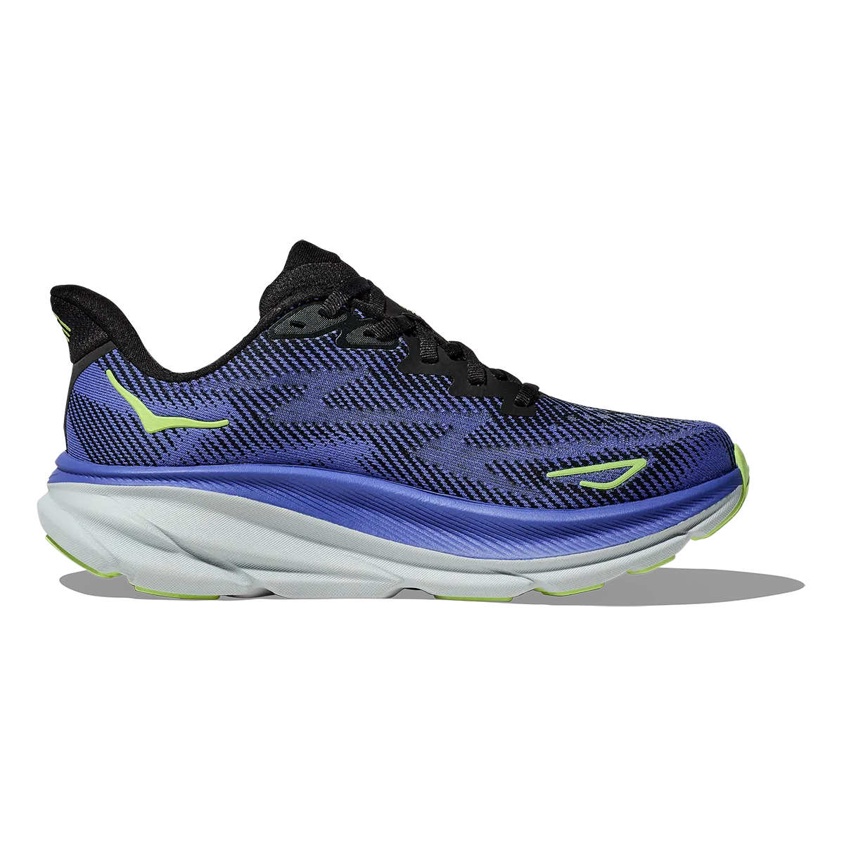 Hoka Clifton 9 - Black - Stellar Blue