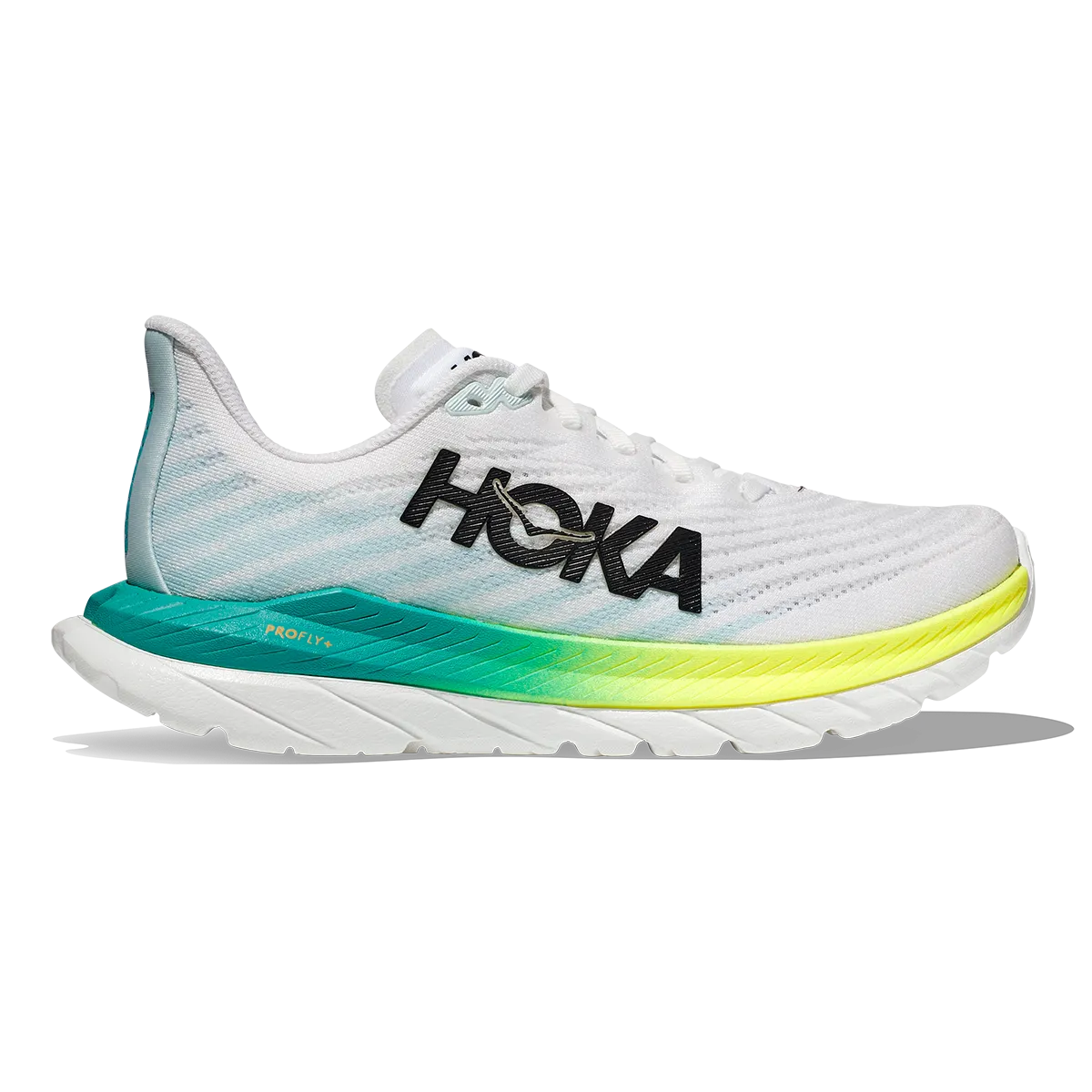 Hoka Mach 5 - White - Blue Glass