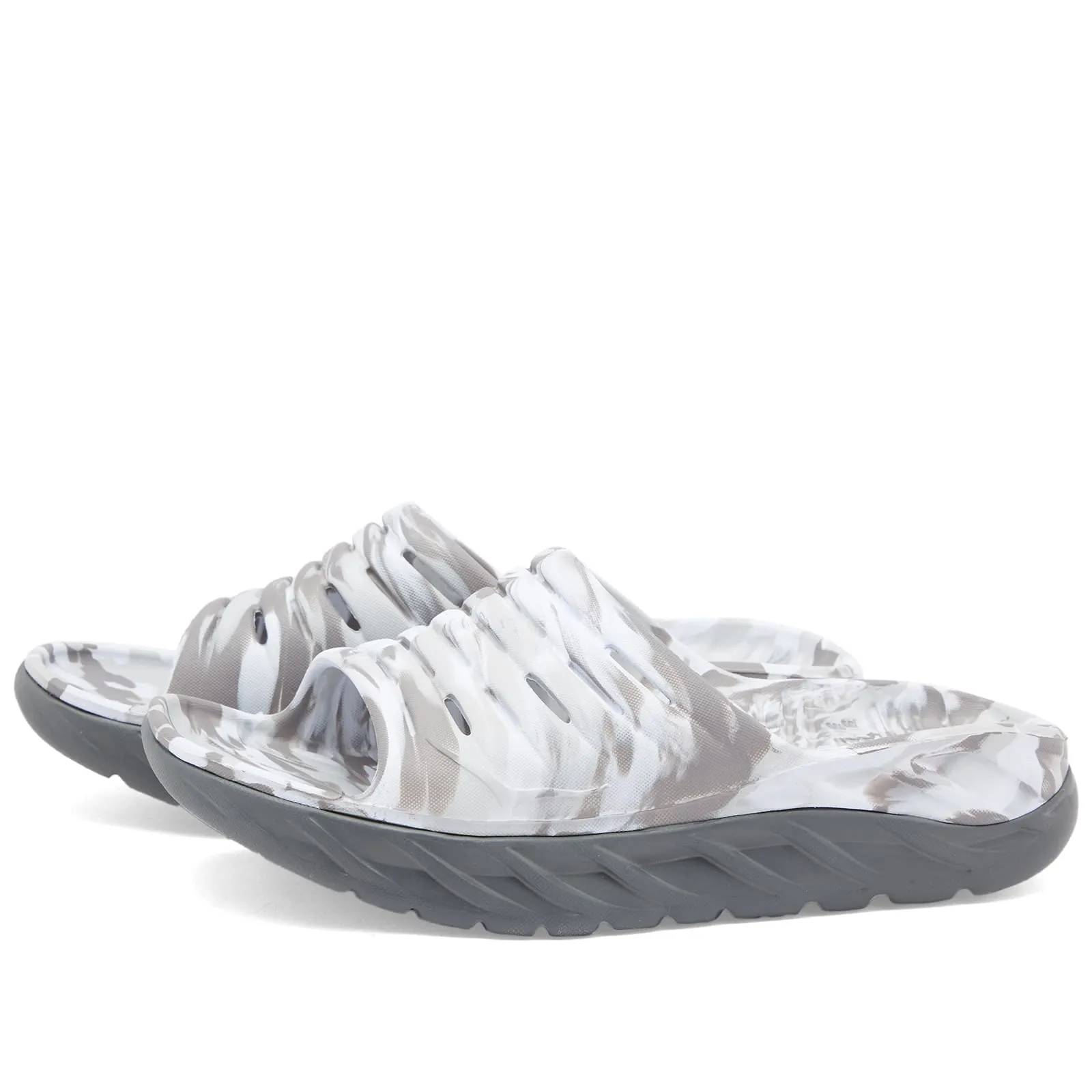 HOKA ONE ONE M Ora Recovery SlideLunar Rock & Sharkskin