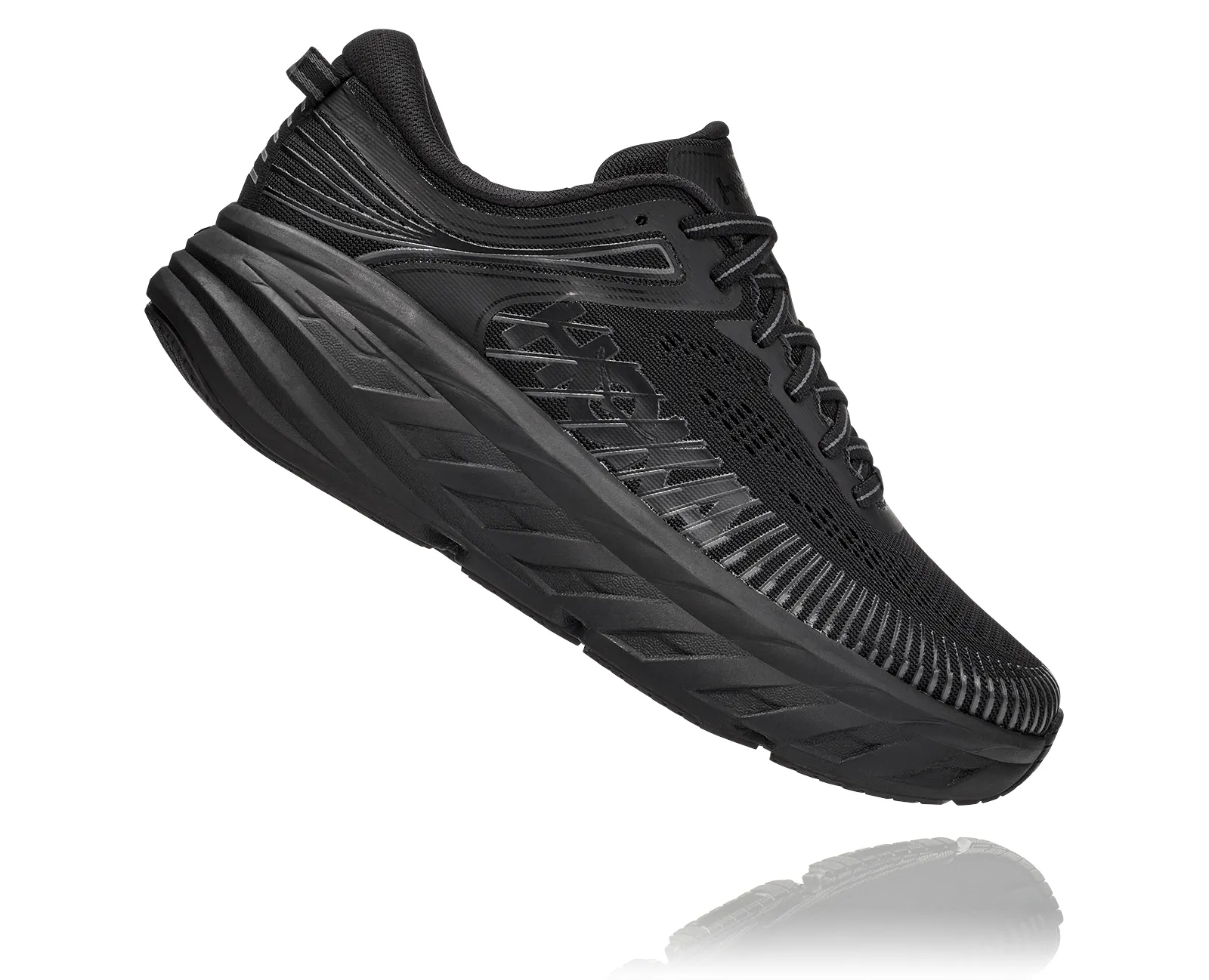 Hoka One One Womens Bondi 7- Black/Black