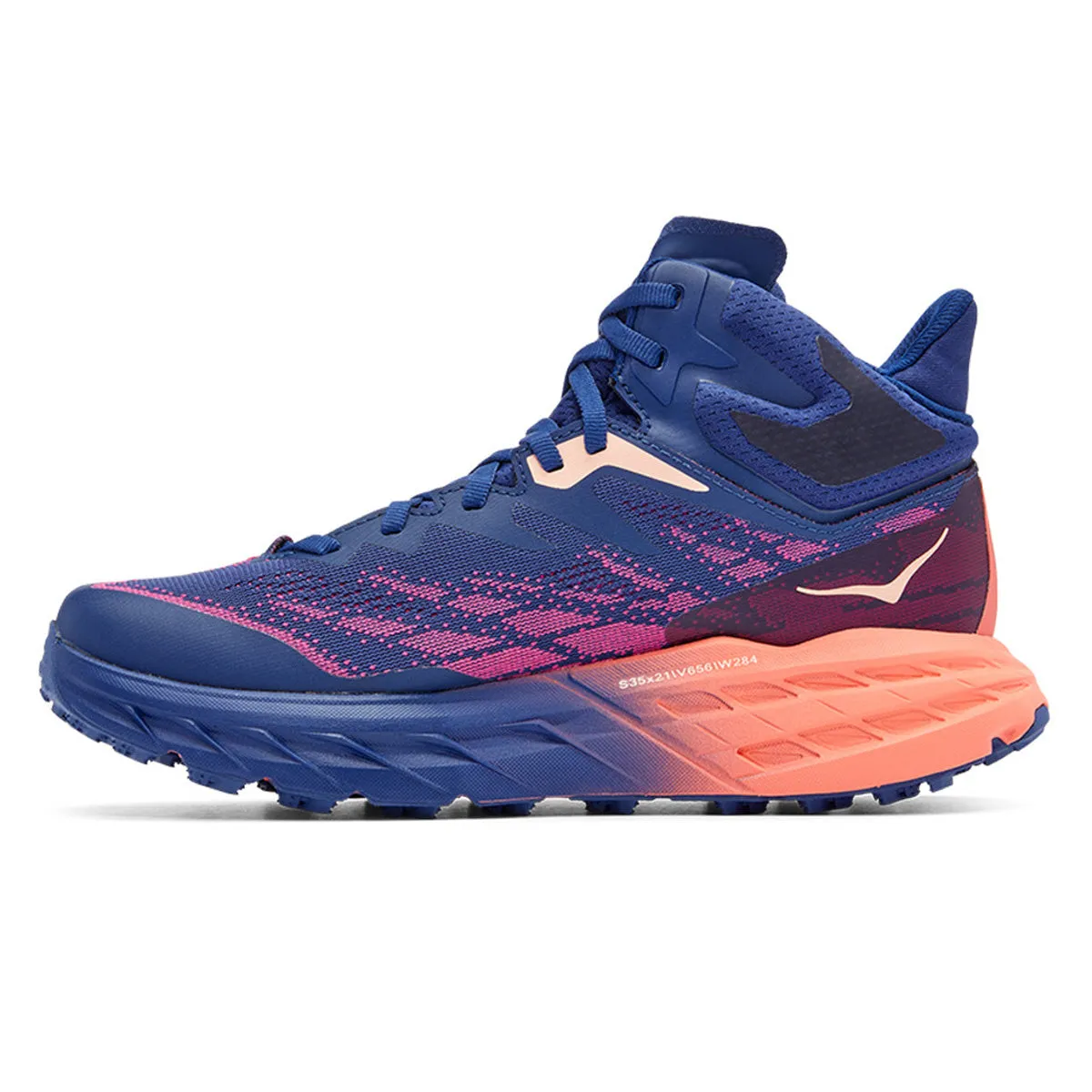 Hoka Speedgoat 5 Mid Gore-tex Womens | Bellwether Blue / Camellia