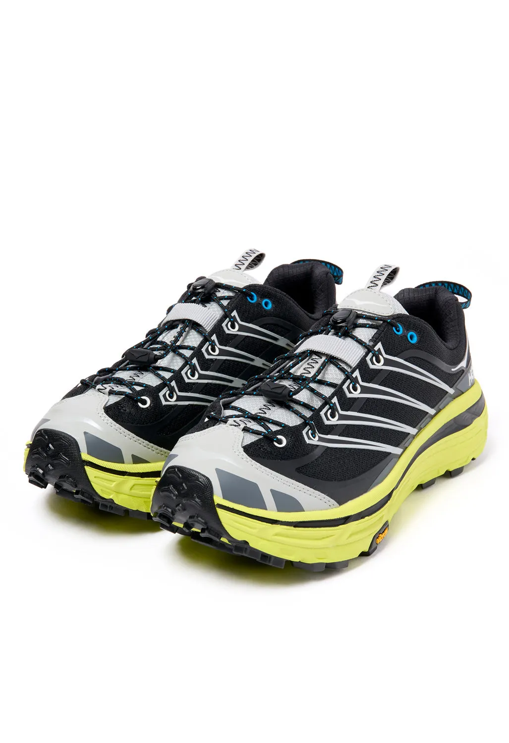 Hoka U Mafate THREE2 - Black /  Citrus